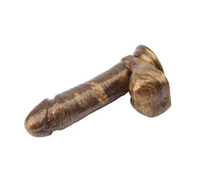 Dildo realistyczne członek jądram przyssawka 19 cm